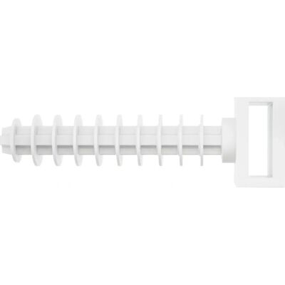 Fischer 545786 Weiße Kabelbinder-Halterung - Kabelbinder-Halterung Fischer 545786 Weiße Kabelbinder-Halterung - Kabelbinder-Halterung