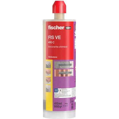 Fischer - Modello FIS VE 410 C - Resina di ancoraggio ibrida vinilestere Fischer - Modello FIS VE 410 C - Resina di ancoraggio ibrida vinilestere