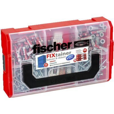 Fischer FixTainer 306 Zestaw wkrętów i kołków - Precyzyjne mocowanie Fischer FixTainer 306 Zestaw wkrętów i kołków - Precyzyjne mocowanie