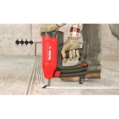 Fischer FGC 100 - Pistolet à clous à gaz pour béton et acier - Publicité Fischer FGC 100 - Pistolet à clous à gaz pour béton et acier - Publicité