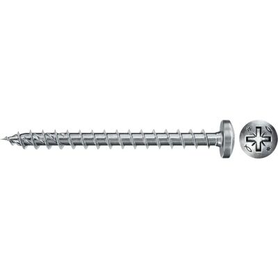 Parafusos de Madeira Power-Fast II Fischer - 3x30mm, Pozidriv, Galvanizado Parafusos de Madeira Power-Fast II Fischer - 3x30mm, Pozidriv, Galvanizado