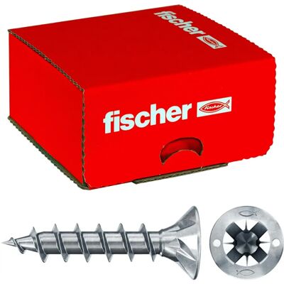 Fischer Power-Fast II CZF Screw - 3.5mm x 18mm - Wood, Zinc Fischer Power-Fast II CZF Screw - 3.5mm x 18mm - Wood, Zinc