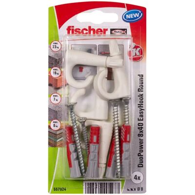 Fischer Wandhaken-Set - Modell 557924 - Schnelle & Sichere Montage Fischer Wandhaken-Set - Modell 557924 - Schnelle & Sichere Montage
