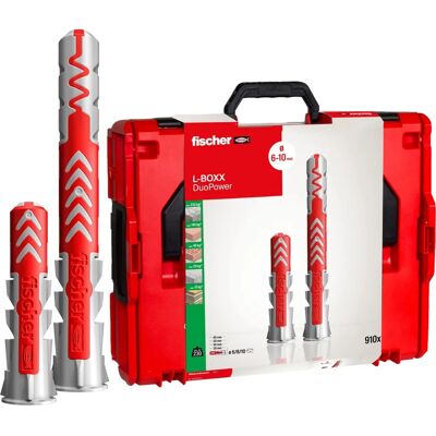 fischer L-BOXX 102 - DuoPower 2K pluggsats - 910 delar fischer L-BOXX 102 - DuoPower 2K pluggsats - 910 delar