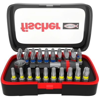 Fischer 559121 Schraubenzieher Bitsatz - 32 Stück Fischer 559121 Schraubenzieher Bitsatz - 32 Stück