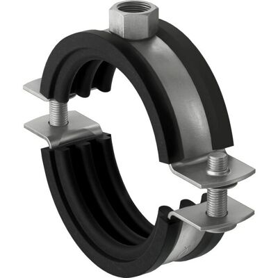 Fischer 560576 Collier de tuyau - Réglable, Acier inoxydable, Isolation acoustique - Publicité Fischer 560576 Collier de tuyau - Réglable, Acier inoxydable, Isolation acoustique - Publicité