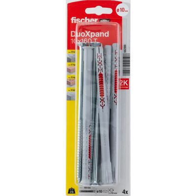 Fischer 562189 Tassello - Ancorante a vite, 4 pezzi Fischer 562189 Tassello - Ancorante a vite, 4 pezzi