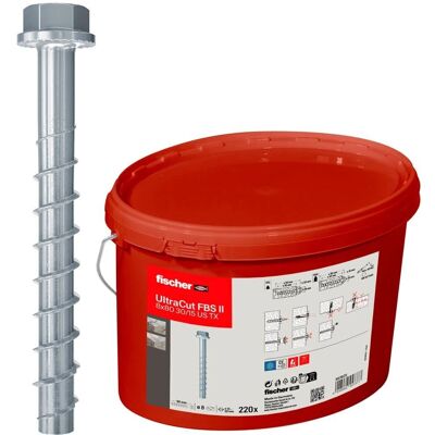 Fischer UltraCut FBS II - Betonschraube - 8x80mm - 220 stk Fischer UltraCut FBS II - Betonschraube - 8x80mm - 220 stk