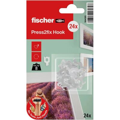 Fischer Picture Hangers 24 pcs - Easy to Hang Photos Without Tools Fischer Picture Hangers 24 pcs - Easy to Hang Photos Without Tools