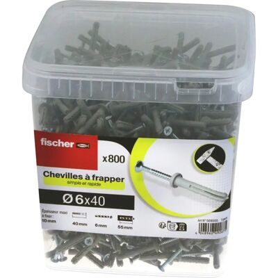 Fischer Ø6x40mm - Hardware/Construction - 800Pcs Fischer Ø6x40mm - Hardware/Construction - 800Pcs