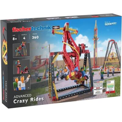 Fischertechnik Advanced Crazy Rides Kit - Pretpark Bouwpakket - 360 Stukjes Fischertechnik Advanced Crazy Rides Kit - Pretpark Bouwpakket - 360 Stukjes