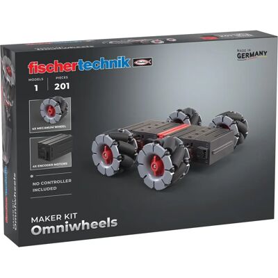 fischertechnik Maker Kit Omniwheels - Prototypeerplatform voor 14+ fischertechnik Maker Kit Omniwheels - Prototypeerplatform voor 14+