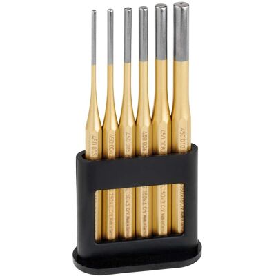 Rennsteig Pin Punches - 6-delars set - Plaststativ - Verktyg Rennsteig Pin Punches - 6-delars set - Plaststativ - Verktyg