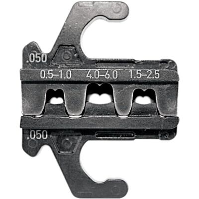 Inserto de crimpado Rennsteig - Conectores planos sin aislamiento - 4,8/6,3 mm - 0,5-6 mm² Inserto de crimpado Rennsteig - Conectores planos sin aislamiento - 4,8/6,3 mm - 0,5-6 mm²
