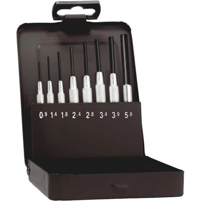 Rennsteig 457 100 5 Parallel Pin Punches - Set, Metal Case Rennsteig 457 100 5 Parallel Pin Punches - Set, Metal Case