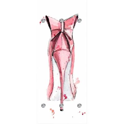 QUEENCE High Heel von hinten Wandhaken - Garderobenleiste QUEENCE High Heel von hinten Wandhaken - Garderobenleiste