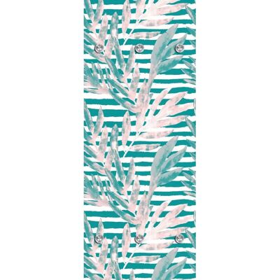 QUEENCE Tropisch Blau 50x120cm - Garderobenleiste QUEENCE Tropisch Blau 50x120cm - Garderobenleiste