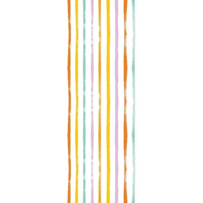 QUEENCE - Streifen-Bunt - Mehrfarbig - Vinyltapete QUEENCE - Streifen-Bunt - Mehrfarbig - Vinyltapete