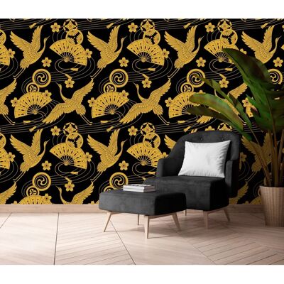 QUEENCE Melisa Vinyl Tapete - Tiermuster, 0,9x2,5m QUEENCE Melisa Vinyl Tapete - Tiermuster, 0,9x2,5m