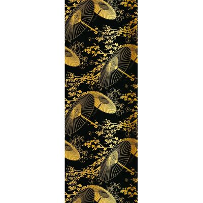 QUEENCE Vinyl Tapete - Schwarz - 0,9x2,5m QUEENCE Vinyl Tapete - Schwarz - 0,9x2,5m