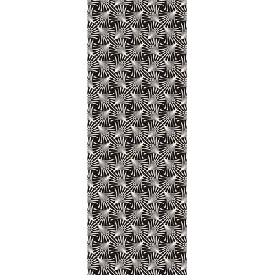 QUEENCE Vinyl Tapete Schwarz - Gemustert 3D, Selbstklebend, 0,9m x 2,5m QUEENCE Vinyl Tapete Schwarz - Gemustert 3D, Selbstklebend, 0,9m x 2,5m