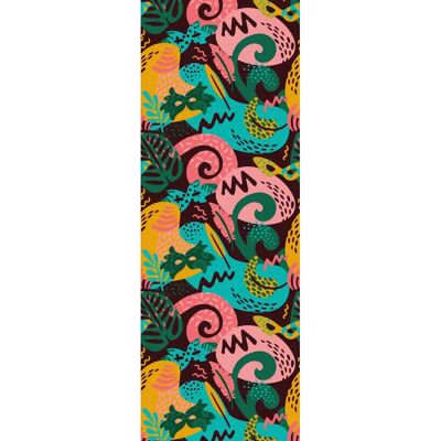 QUEENCE Leslie Vinyl Wandbekleidung - Dekorative Bunt Vinyl Tapete QUEENCE Leslie Vinyl Wandbekleidung - Dekorative Bunt Vinyl Tapete