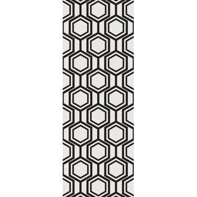 QUEENCE Kaja Vinyltapete - Schwarz 0,9x2,5m Selbstklebend Dekor QUEENCE Kaja Vinyltapete - Schwarz 0,9x2,5m Selbstklebend Dekor