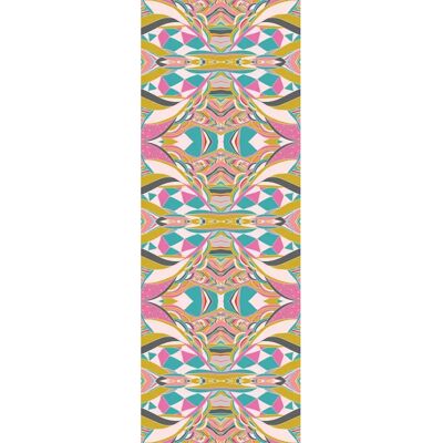 QUEENCE Penelope Vinyltapete - Bunt, 90x250cm, Selbstklebend, Kinderleichte Anbringung - Tapete QUEENCE Penelope Vinyltapete - Bunt, 90x250cm, Selbstklebend, Kinderleichte Anbringung - Tapete
