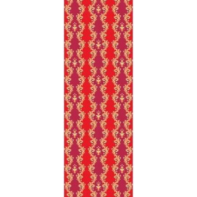 QUEENCE Orange Vinyl Tapete - 0,9x2,5m - Wandsticker QUEENCE Orange Vinyl Tapete - 0,9x2,5m - Wandsticker