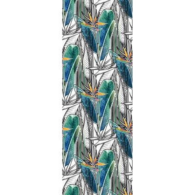 QUEENCE Bella Vinyltapete - Blumenmuster, Bunt, 0,9x2,5m QUEENCE Bella Vinyltapete - Blumenmuster, Bunt, 0,9x2,5m