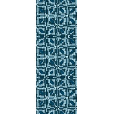 QUEENCE Melody Vinyltapete - Blau - 0,9m x 2,5m - Selbstklebend QUEENCE Melody Vinyltapete - Blau - 0,9m x 2,5m - Selbstklebend