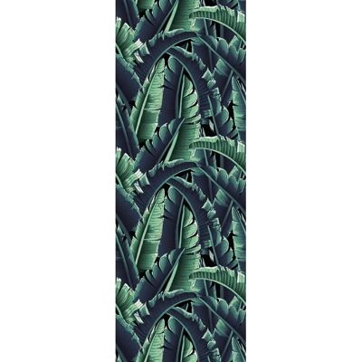 QUEENCE Schwarze Botanische Vinyl Tapete - Wand & Tür Dekor QUEENCE Schwarze Botanische Vinyl Tapete - Wand & Tür Dekor