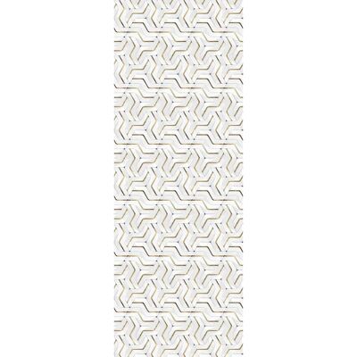 QUEENCE Alya Vinyl Tapete - Weiß - 90x250cm QUEENCE Alya Vinyl Tapete - Weiß - 90x250cm