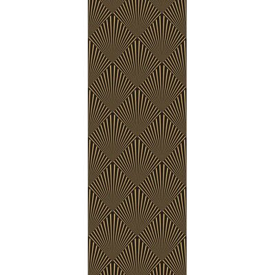 QUEENCE Gold Vinyl Tapete - 0,9m x 2,5m - Selbstklebend, Gemustert, 3D, Abnehmbar QUEENCE Gold Vinyl Tapete - 0,9m x 2,5m - Selbstklebend, Gemustert, 3D, Abnehmbar