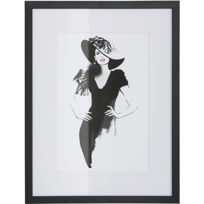 LEONIQUE - Skizze Hollywood 1 - Schwarz-Weiß - Art print LEONIQUE - Skizze Hollywood 1 - Schwarz-Weiß - Art print