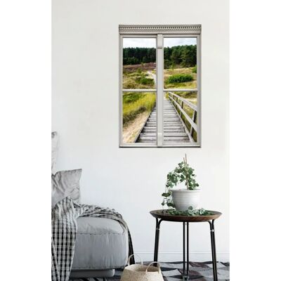 QUEENCE - Treppe - Geographie - Grün - Wandsticker QUEENCE - Treppe - Geographie - Grün - Wandsticker