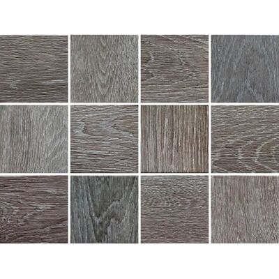 QUEENCE - Holzoptik 15x15 - Braun - 0,1 cm - Fliesenaufkleber QUEENCE - Holzoptik 15x15 - Braun - 0,1 cm - Fliesenaufkleber