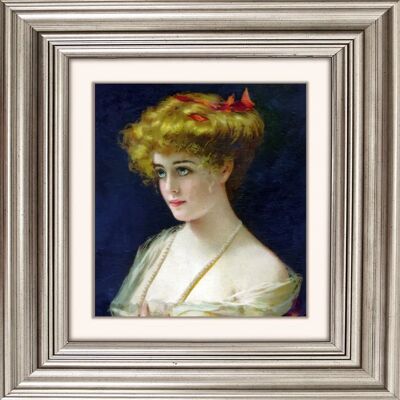 QUEENCE Frau I - 40x40x3 cm - bunt - Acrylic glass print QUEENCE Frau I - 40x40x3 cm - bunt - Acrylic glass print