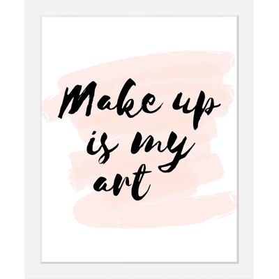 QUEENCE - Make up - 50x70 cm - 3 cm - Kunstdruck QUEENCE - Make up - 50x70 cm - 3 cm - Kunstdruck