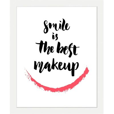 QUEENCE - Smile - 40x50 cm - 3 cm - Gerahmter Kunstdruck QUEENCE - Smile - 40x50 cm - 3 cm - Gerahmter Kunstdruck