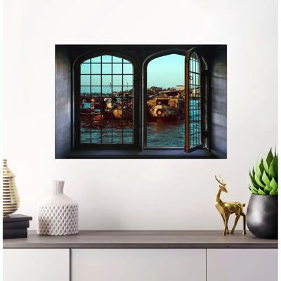 QUEENCE - Fischerboote - 60x40 cm - Wall sticker QUEENCE - Fischerboote - 60x40 cm - Wall sticker