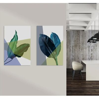 QUEENCE Grünes Blätter Acrylglasbild - Wandbild QUEENCE Grünes Blätter Acrylglasbild - Wandbild