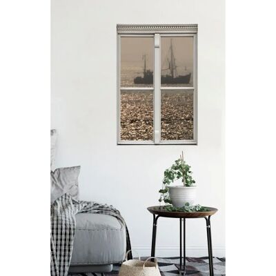 QUEENCE - Schiff - grau - 40x60 cm - wall sticker QUEENCE - Schiff - grau - 40x60 cm - wall sticker