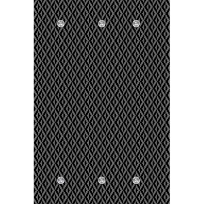 QUEENCE Muster Schwarze Acrylstahl Garderobenleiste QUEENCE Muster Schwarze Acrylstahl Garderobenleiste