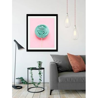 QUEENCE - Lolli - bunt - 40x50x3 cm - Gerahmt QUEENCE - Lolli - bunt - 40x50x3 cm - Gerahmt