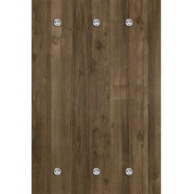 QUEENCE Holzoptik Garderobenleiste - 80x120cm, 6 Haken QUEENCE Holzoptik Garderobenleiste - 80x120cm, 6 Haken