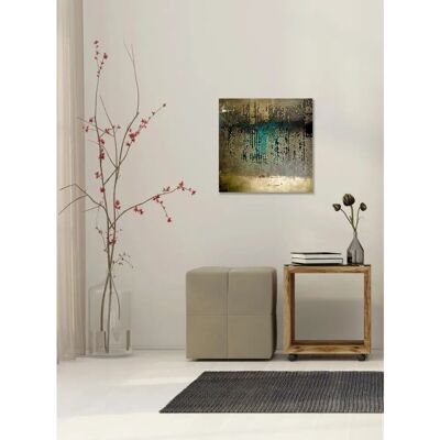 QUEENCE Muster Acrylbild - 60x60cm, Gold QUEENCE Muster Acrylbild - 60x60cm, Gold