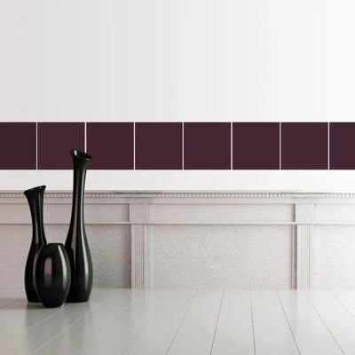 QUEENCE - Gr. B - lila - 15x15x0,1 cm - Fliesenaufkleber QUEENCE - Gr. B - lila - 15x15x0,1 cm - Fliesenaufkleber