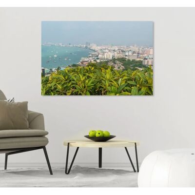 QUEENCE Stadt am Meer Acrylbild - Moderner Wanddekoration QUEENCE Stadt am Meer Acrylbild - Moderner Wanddekoration