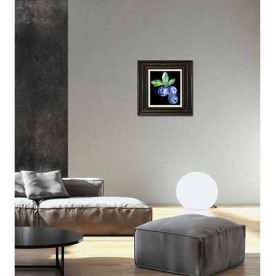 QUEENCE - Heidelbeeren - blau - 40x40 cm - Canvas print QUEENCE - Heidelbeeren - blau - 40x40 cm - Canvas print